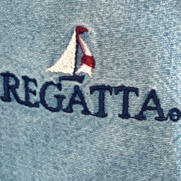 Regatta Men’s Denim Shirt Light Wash Short Sleeves - Picture 6 of 6